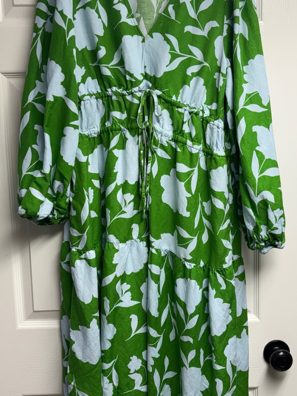kate spade Green Dress with Light Blue Floral Print